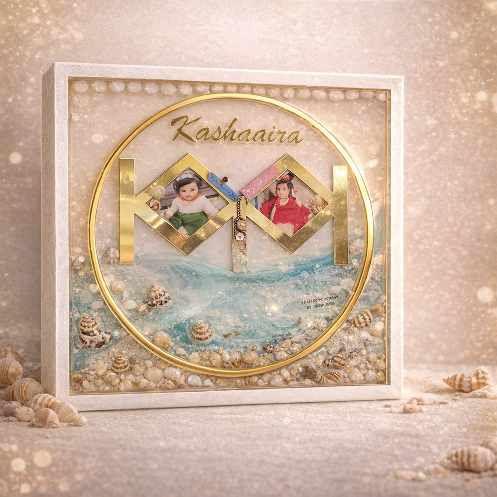 Baby Cord Preservation Frame – Premium Resin Keepsake