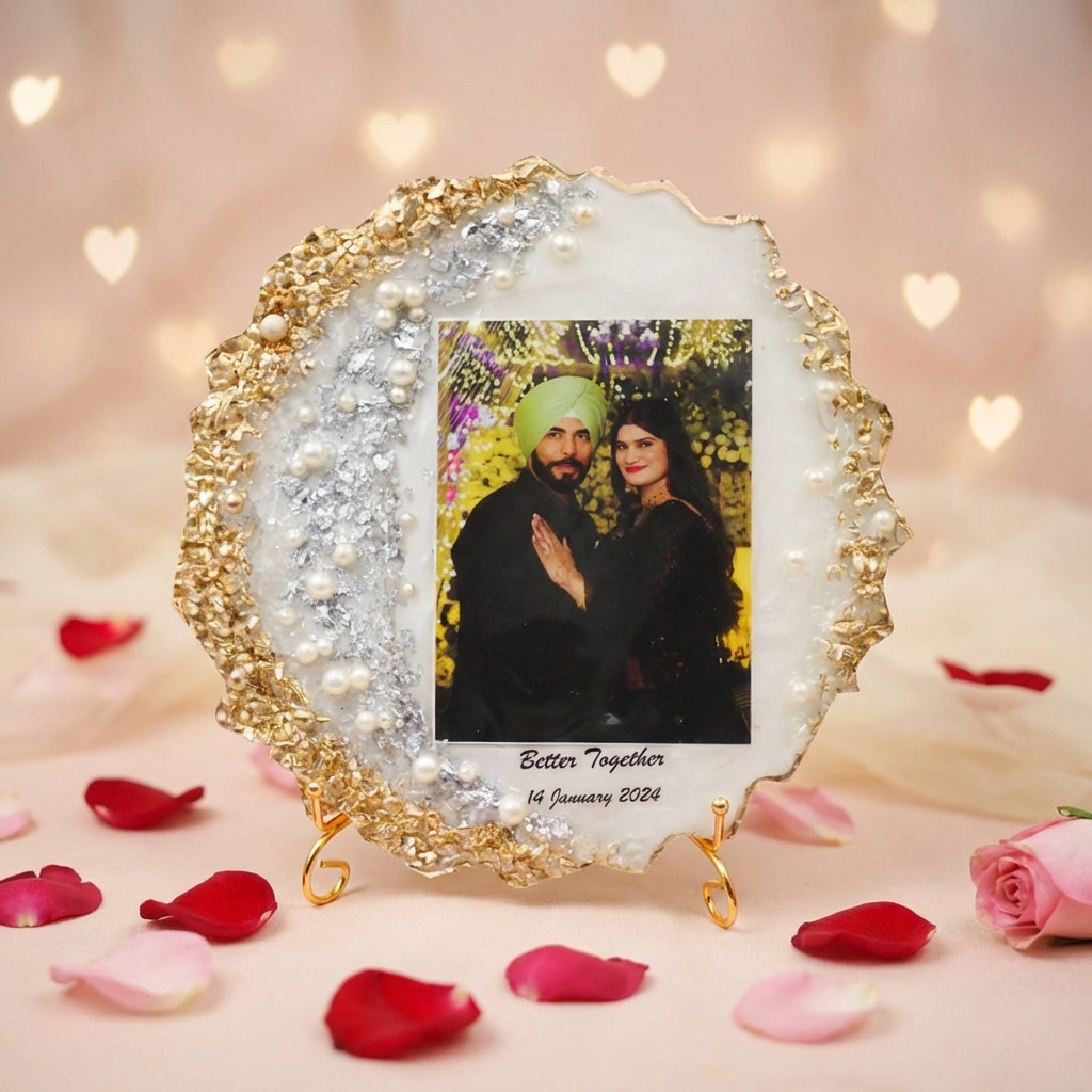 Valentine Special Personalized Resin Photo Frame – Better Together Memory Frame